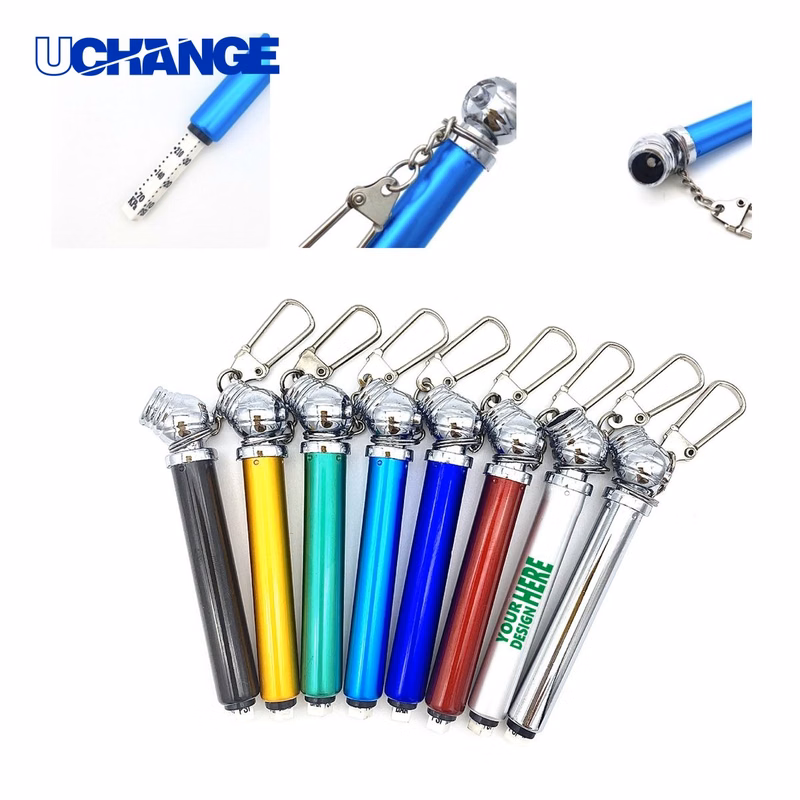 Custom Tire Pressure Gauge Keychain with Clip
