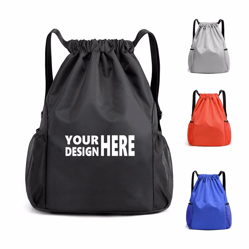Custom Waterproof Oxford Drawstring Sports Bag