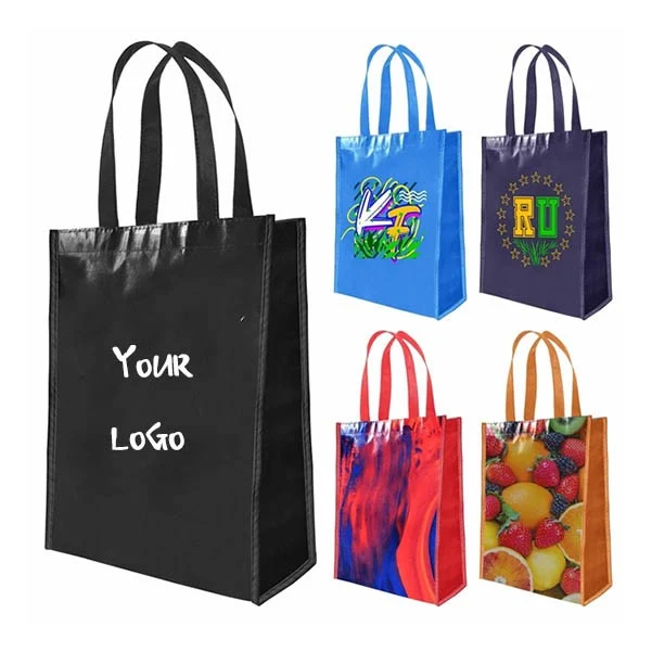 Laminated Grocery Tote Bag 1