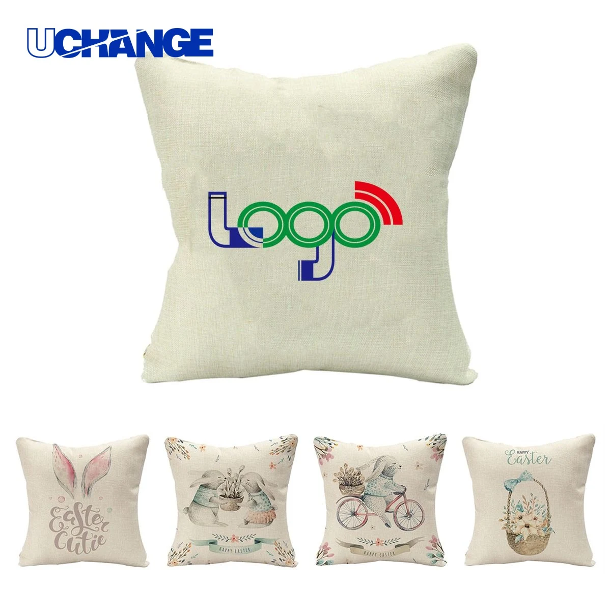 Durable Linen Cushion Cover for Daily Household Furniture 1