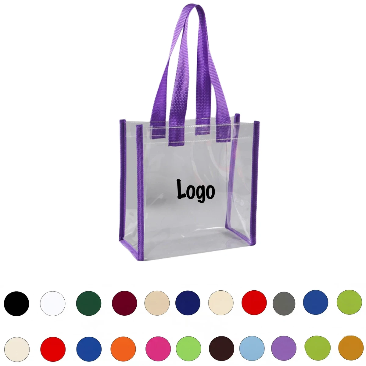 PVC Transparent Tote Bag Waterproof Plastic Tote Bag 1