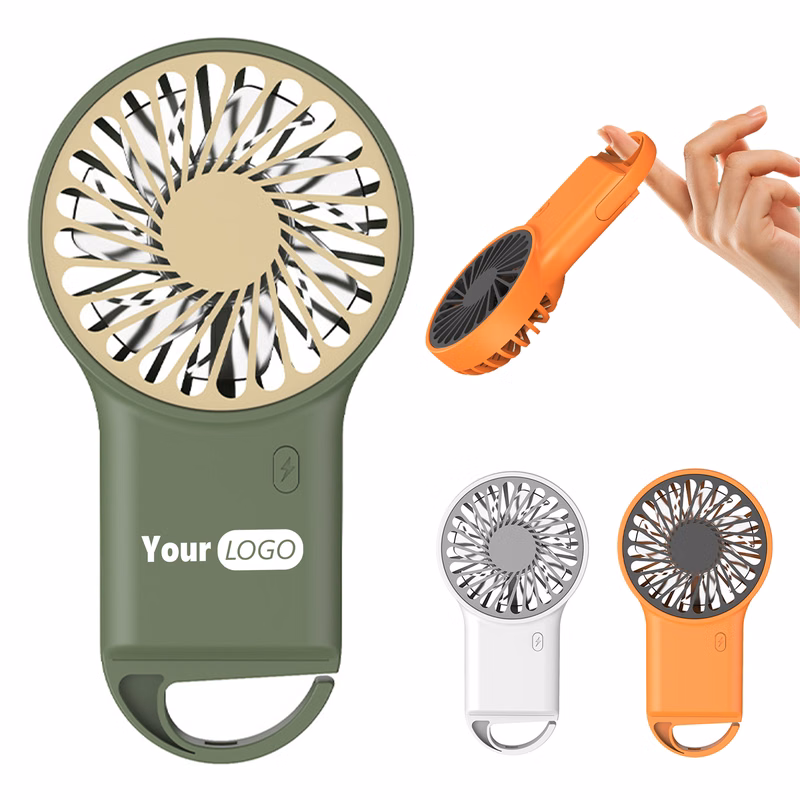 Abs Portable Handheld Buckle Electric Fan