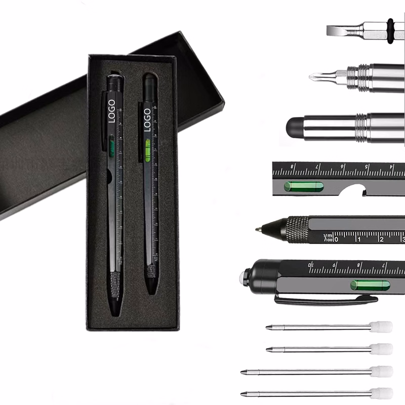 2 Pack 9 in 1 Multifuntional Tool Pen Set