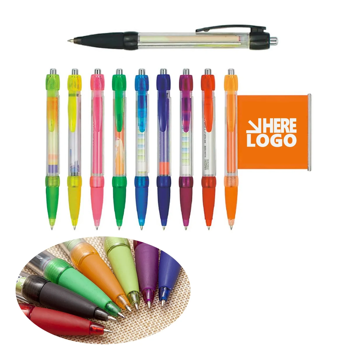 0.7mm Blue Ink Banner Pen 1