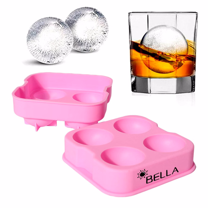 Silicone Round Ice Cube Tray