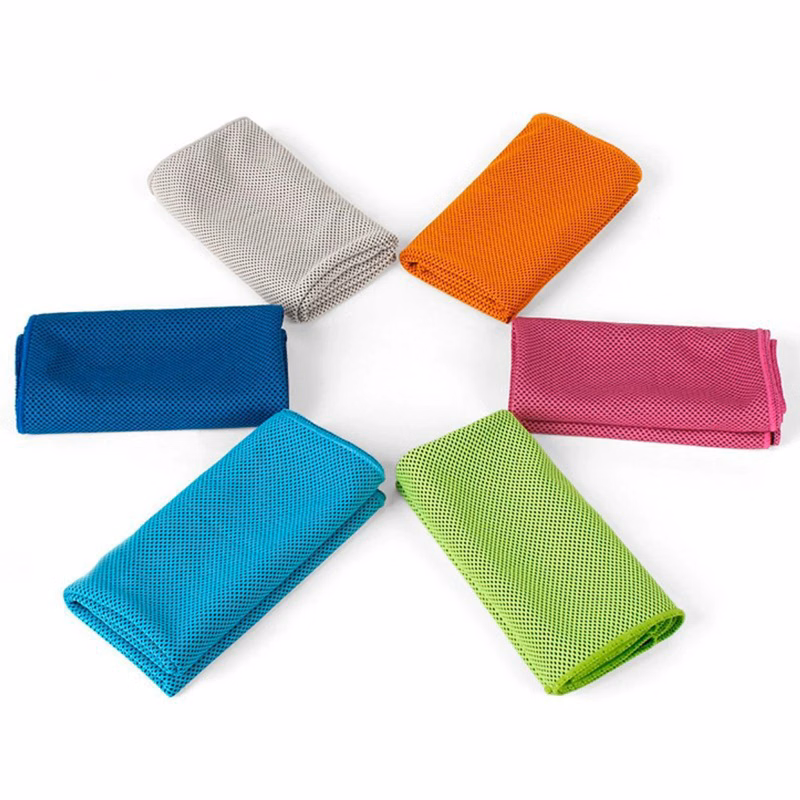 Microfiber Mesh Fabric Beach Sports Gym Cooling Towel
