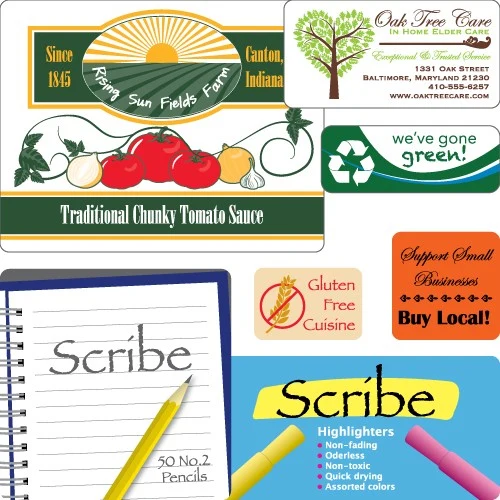 Die Cut Labels 1