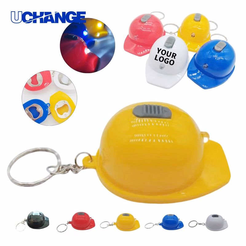 ABS Metal Bottle Opener Keychain Tool Novelty Hat Style