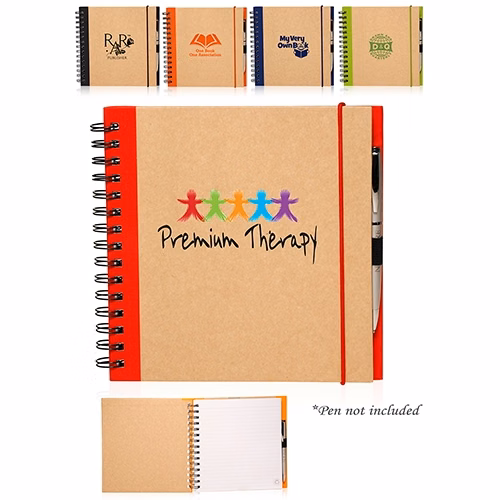 Recycled Square Notebook - 7.75" W x 8" H