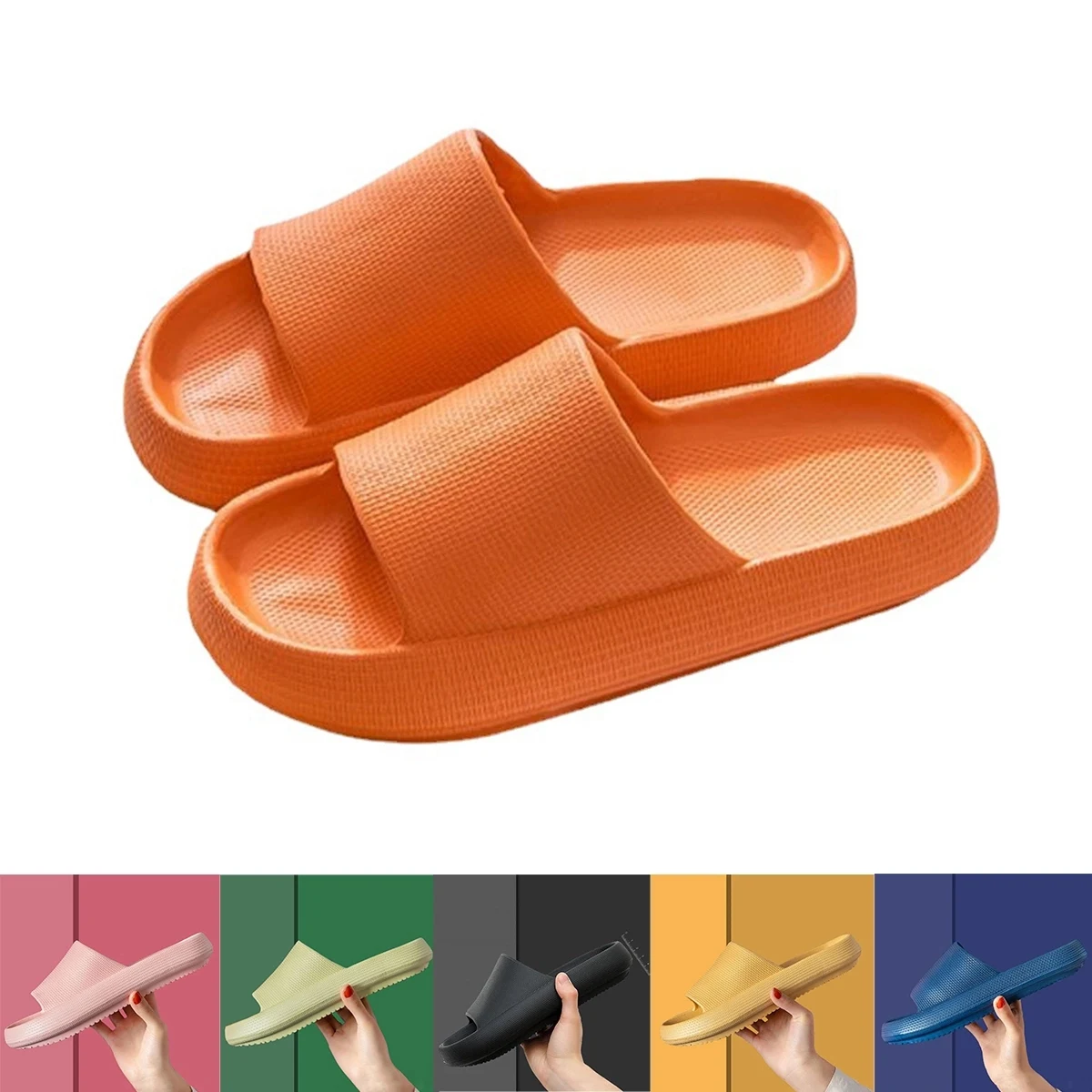 Cloud Pillow Slippers Bathroom Sandals 1