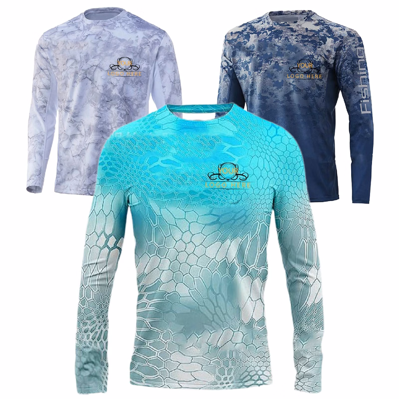 Unisex 170 GSM Sublimation Long Sleeve Fishing T Shirt