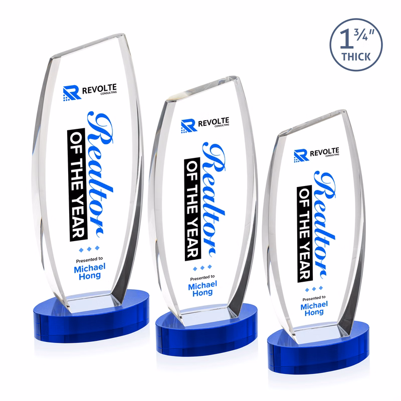 Colorado VividPrint™ Award on Base - Blue