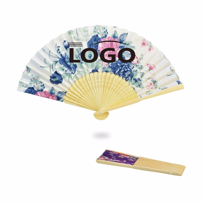 Folding Bamboo Paper Hand Fan