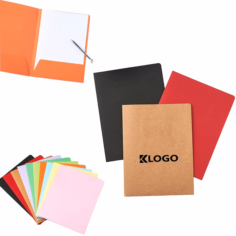 A4 Heavy Duty Paper Pockets File Folder