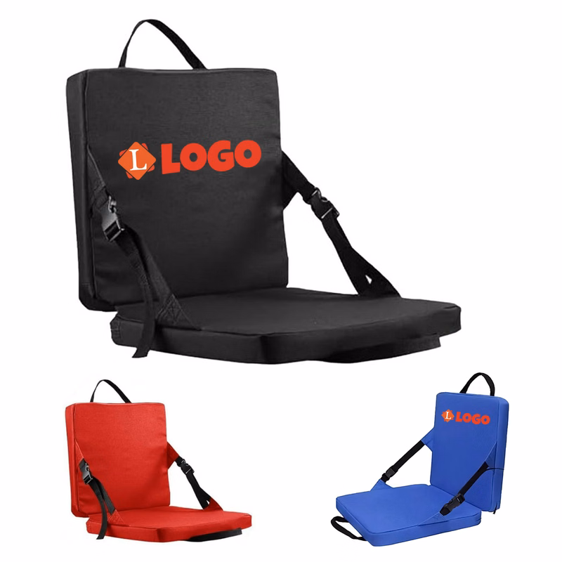 Portable Folding Stadium Seat Cushion with Backrest