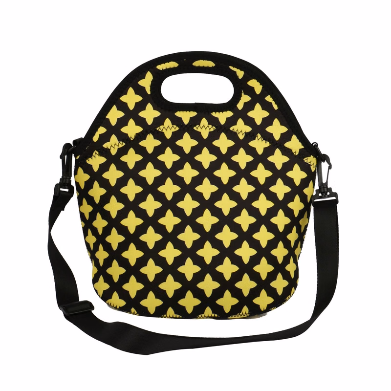Neoprene 3D Printing Single Shoulder Picnic Bag
