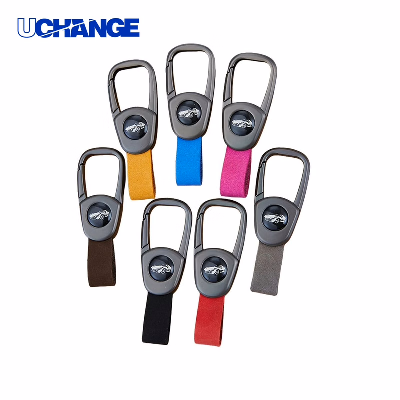Genuine Cowhide Leather Car Keychain