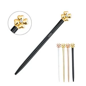 Four Leaf Clover Diamond Ballpoint Pen 1