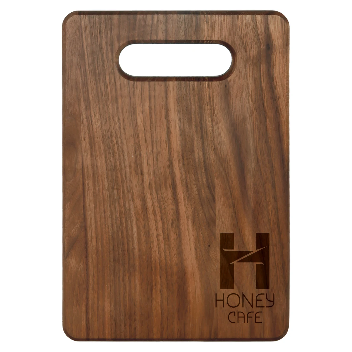 9" x 6" Walnut Rectangle Shape Cutting Board 1