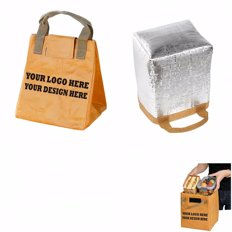 Waterproof Tyvek Thermal Insulated Lunch Tote Bag