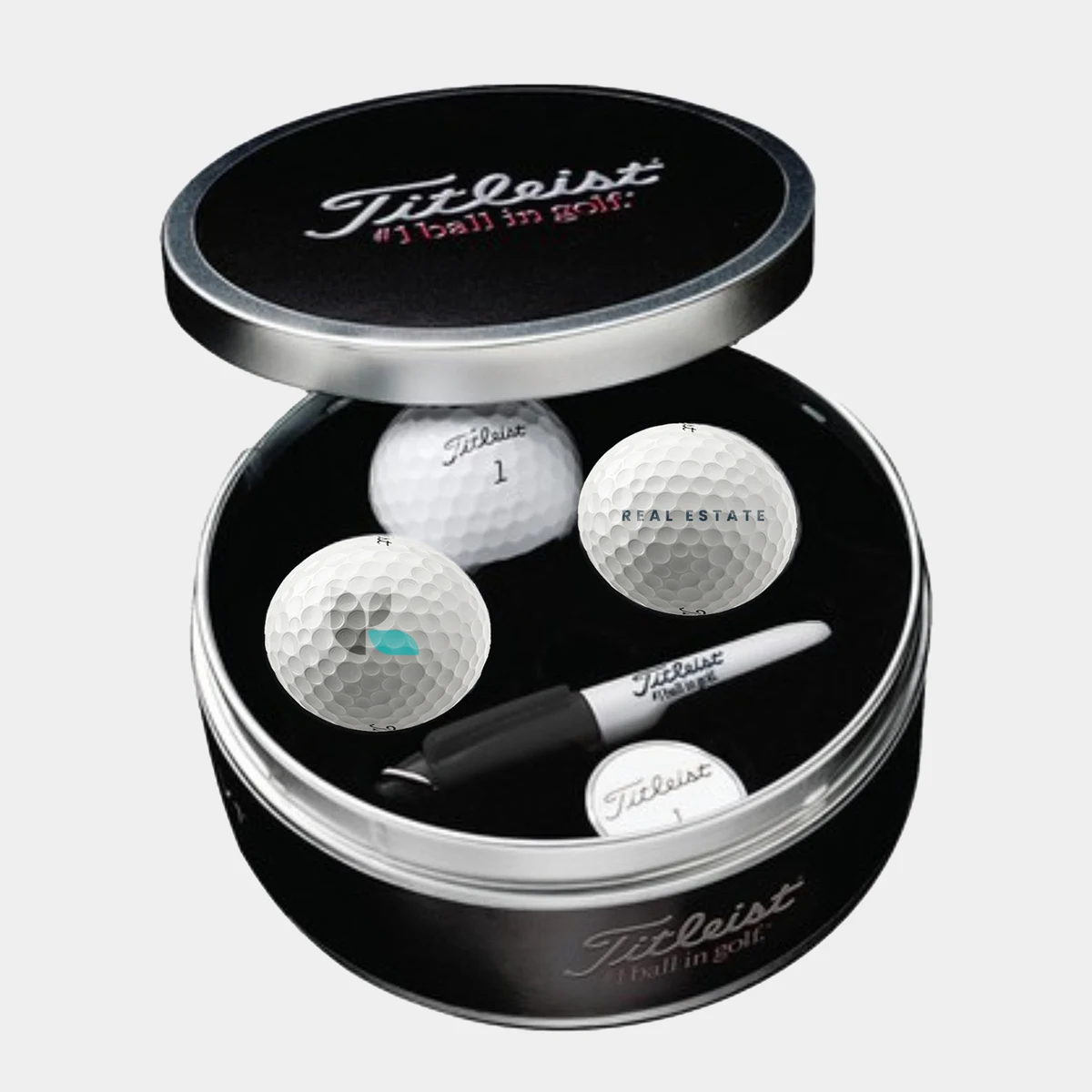 Titleist® Pro V1X Golf Ball Gift Tin Set 1