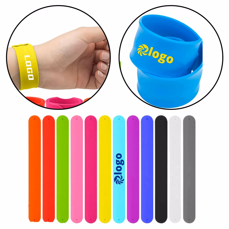 Custom Silicone Slap Wristband Bracelet