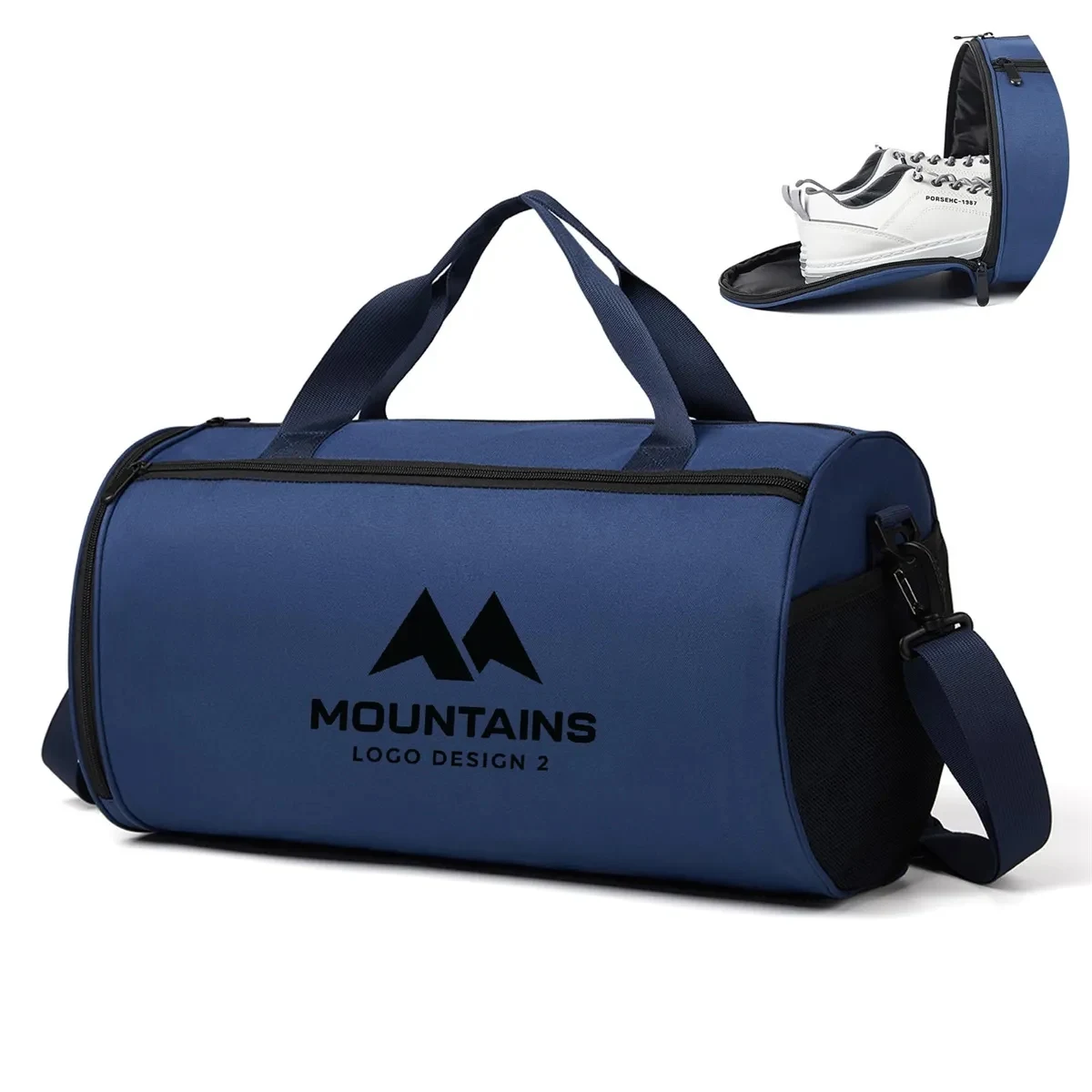 Travel Gym Duffel Bag with Shoes Compartment 1