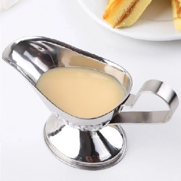 3oz Stainless Steel Sauce Boat 1