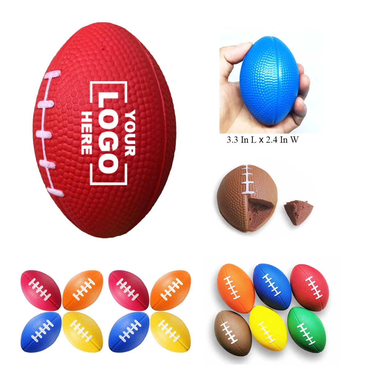 Anti-Stress Mini Rugby Ball 1