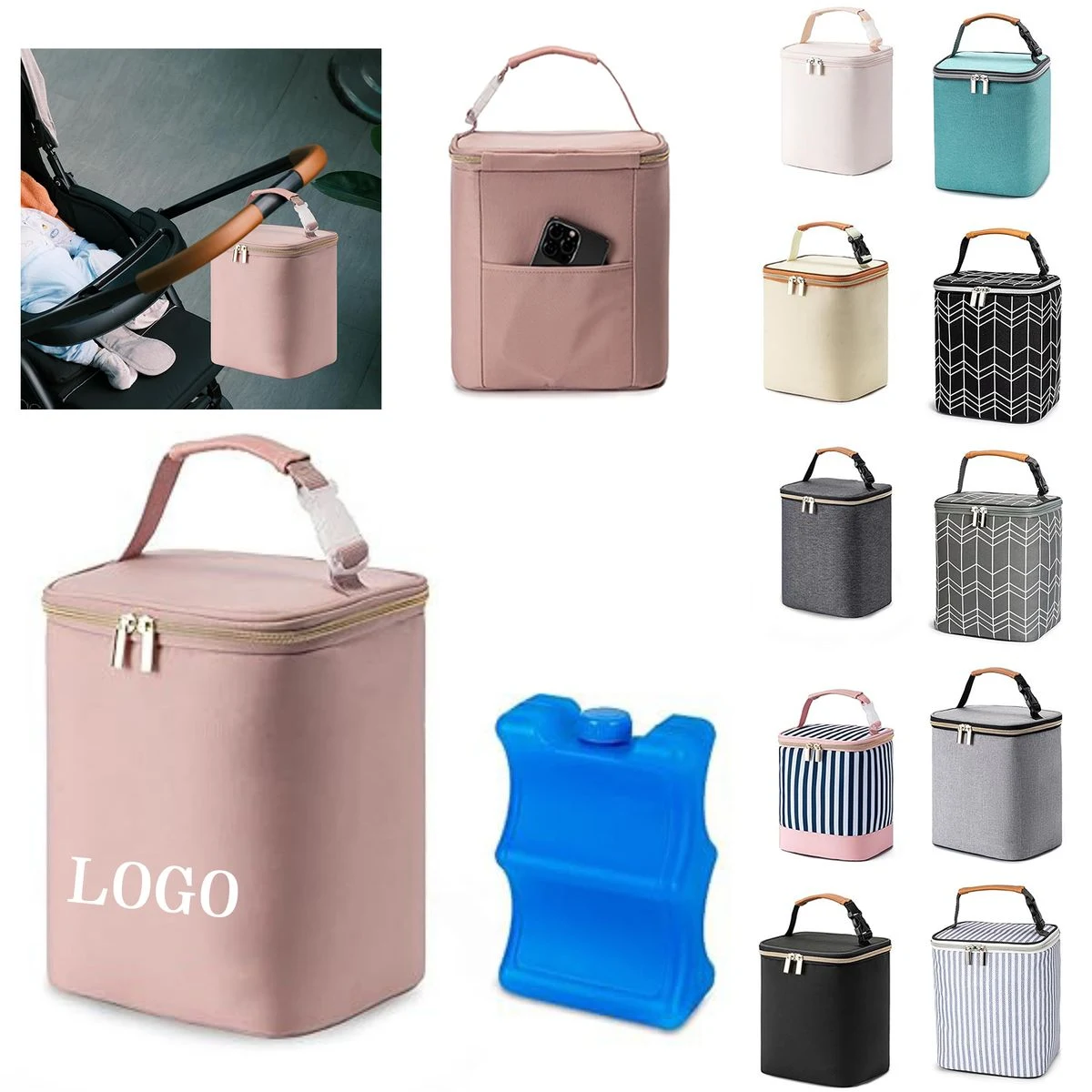 Breast Milk Ice Pack Cooler Bag 1
