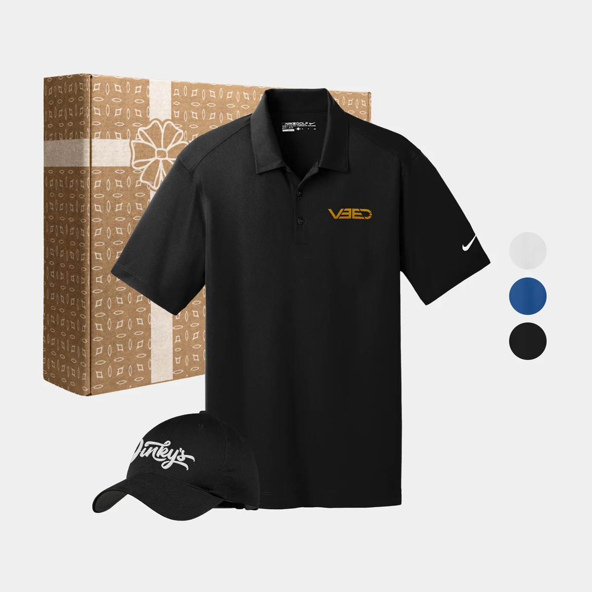 Nike® Dri-FIT Polo & Cap Gift Box Set 1