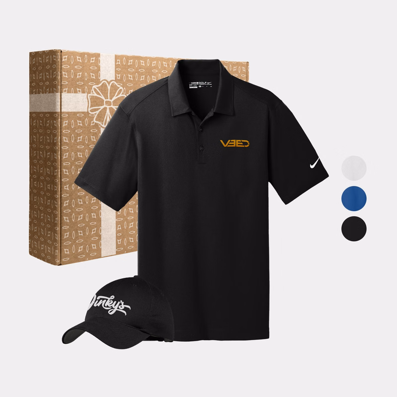 Nike® Dri-FIT Polo & Cap Gift Box Set