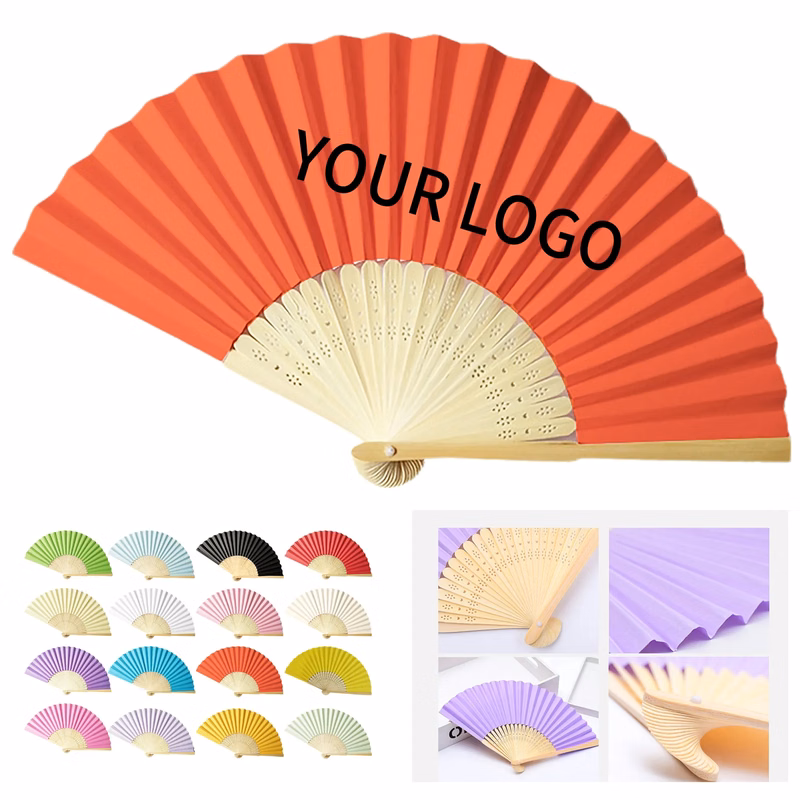 Bamboo Folding Fan 15x8.3