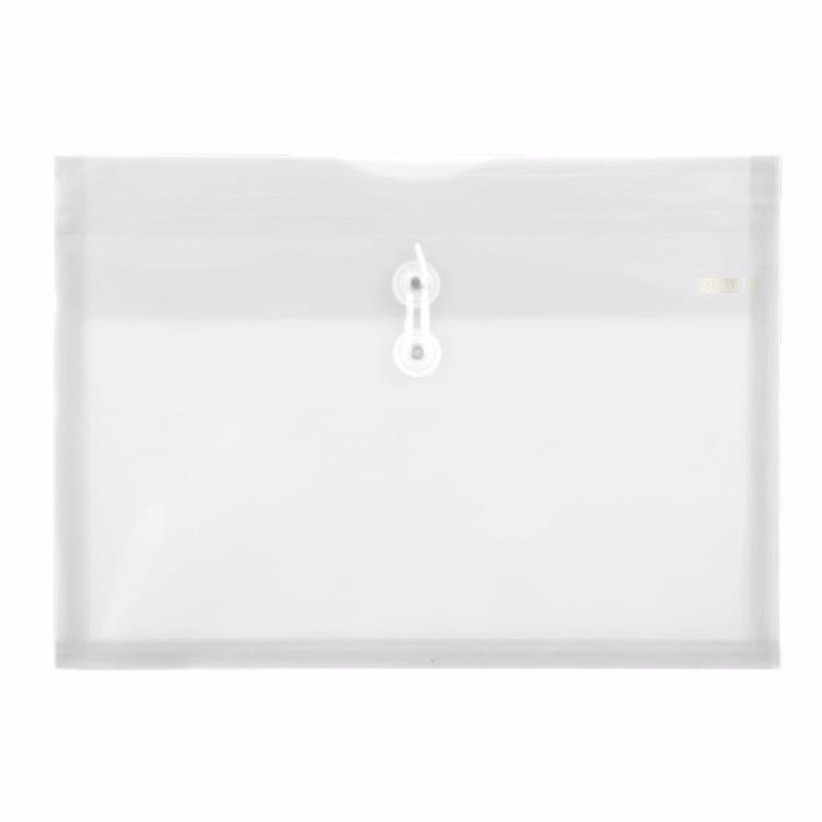 Clear Letter Size String Envelopes - Side Loading