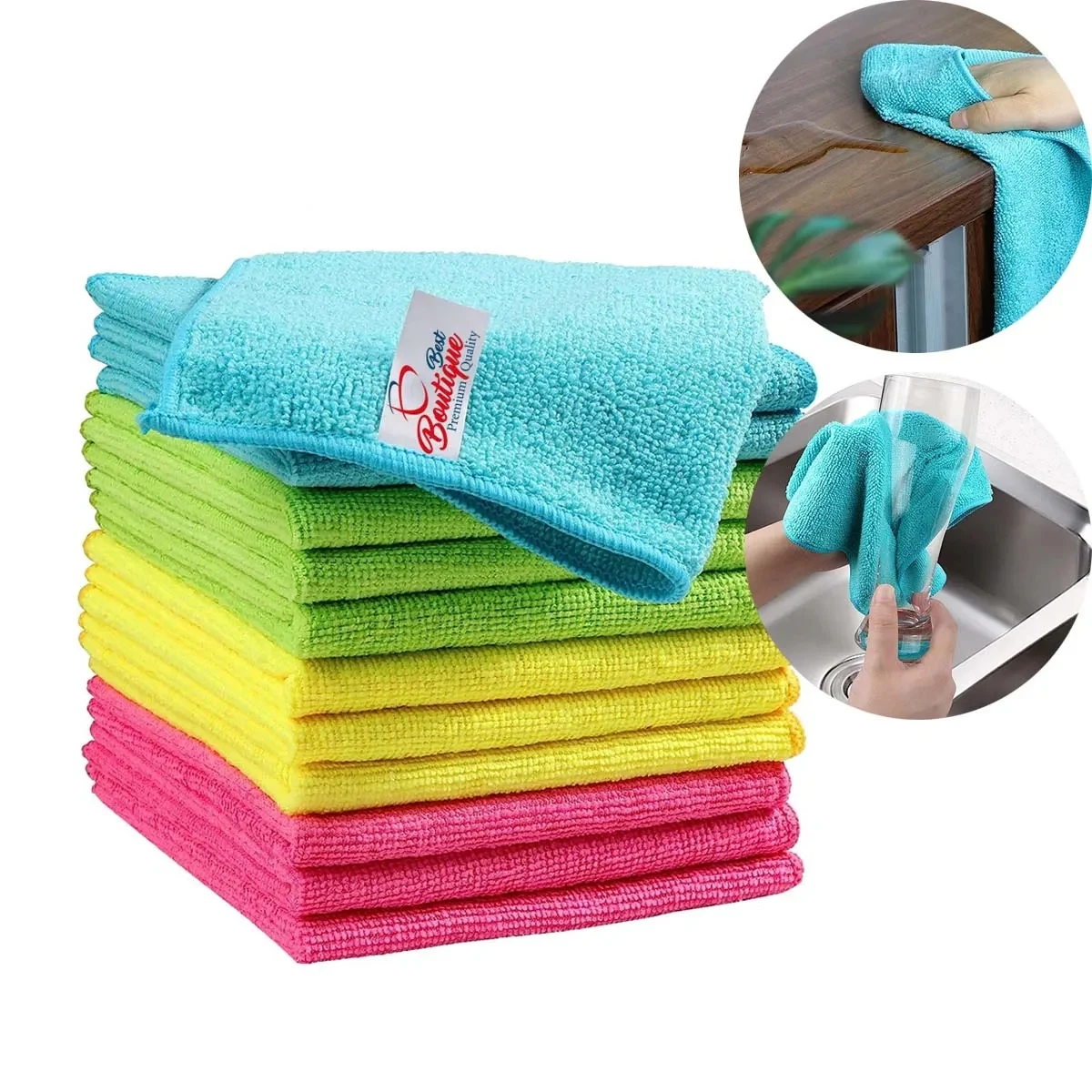 Custom High quality Mutifunction Microfiber Cleaning Cloth 1