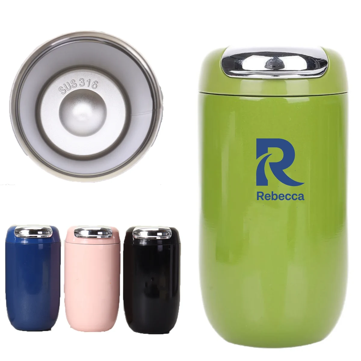 Customized glossy stainless steel insulated cup 1