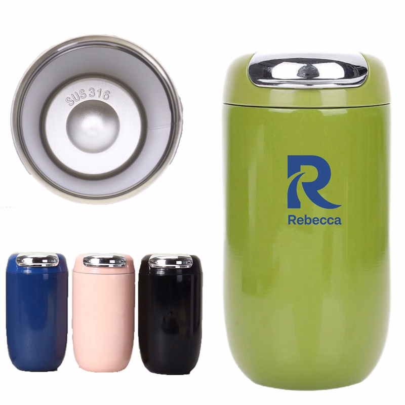 Customized glossy stainless steel insulated cup