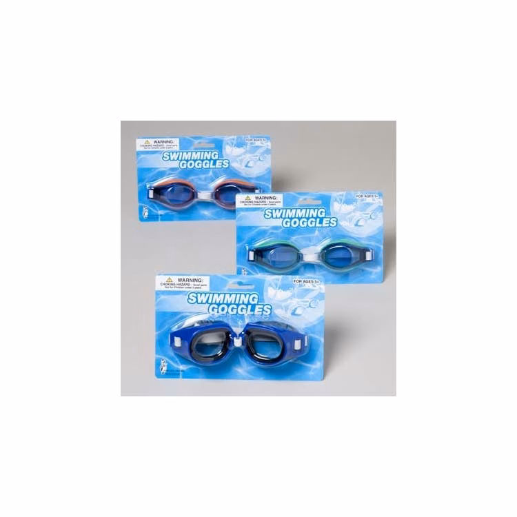 Adults' Swim Goggles - 2 Assorted Styles 3 Colors