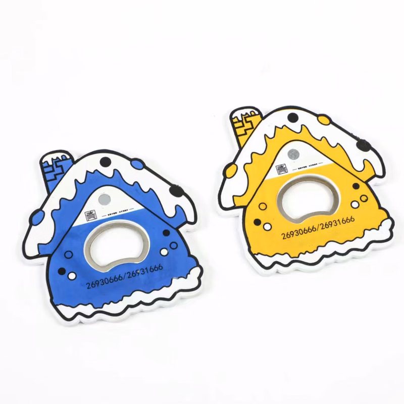 House Shape Refrigerator Magnets Bottle Opener