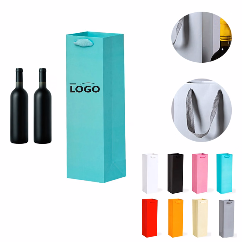 Colorful Wine Gift Bags MOQ 100