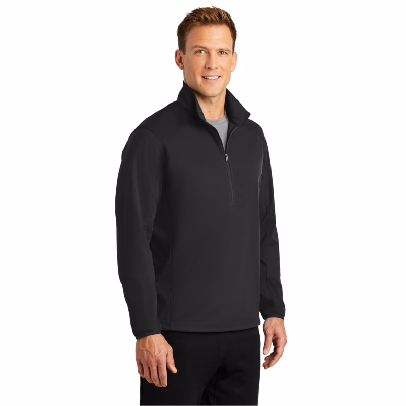 Port Authority Active 1/2-Zip Soft Shell Jacket.