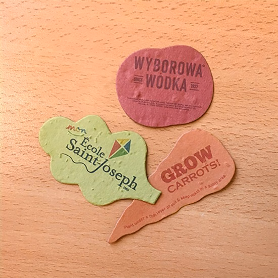Veggie Die Cut - Printed Single Sided