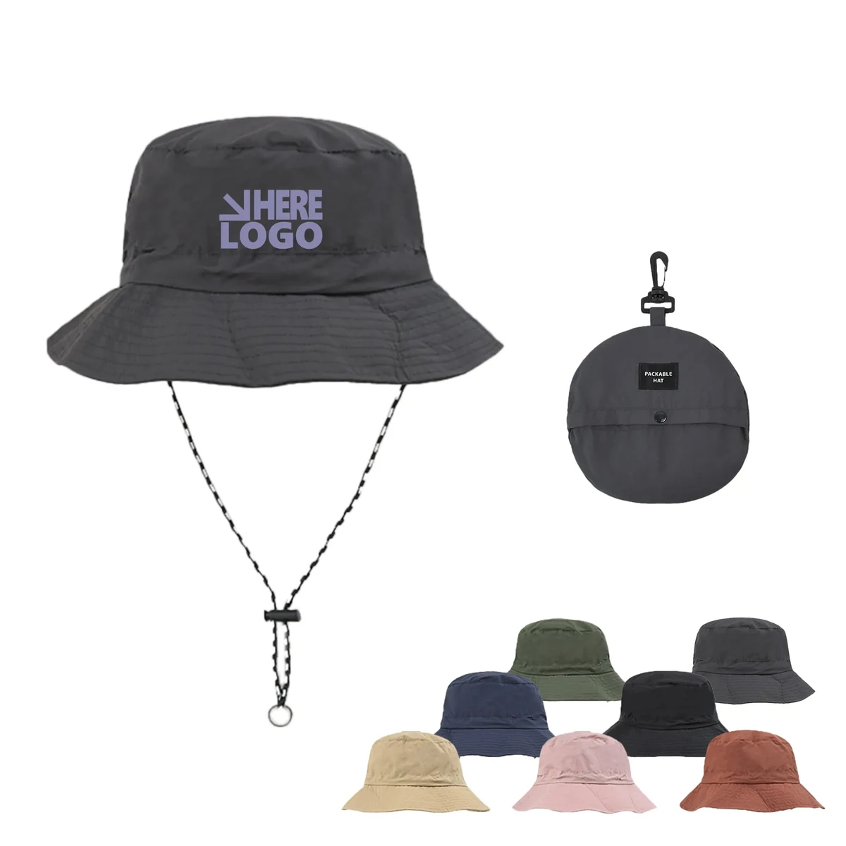 Packable Quick-Dry Bucket Hat 1