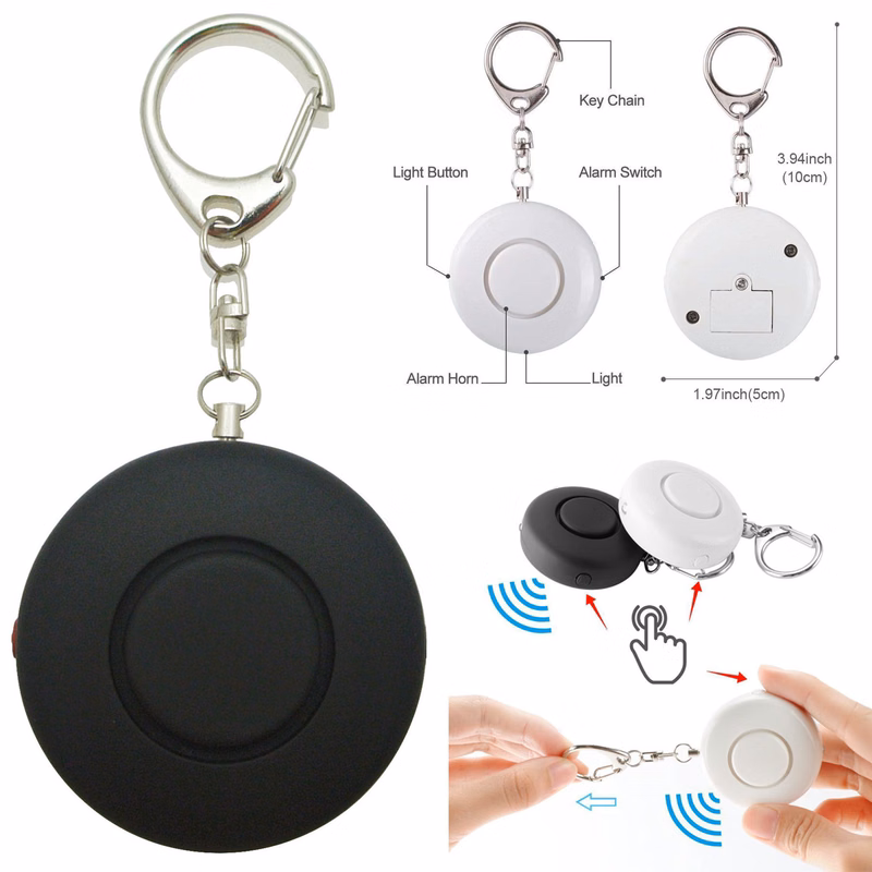 2 in 1 Personal Safety Alarm With Keychian