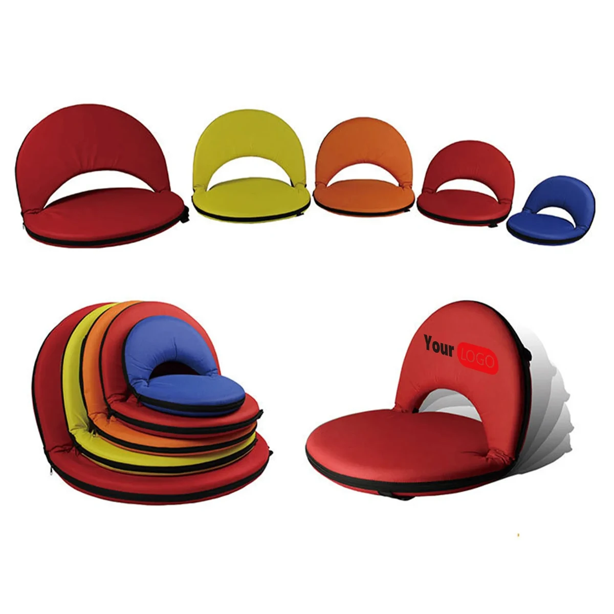 Customizable Stadium Seats Back Support Round All Size 1