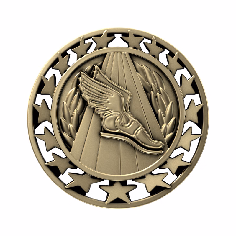 Track Star Medallion (2-1/2")