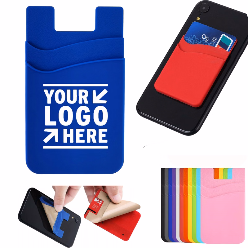 Double Layer Silicone I-Wallet Phone Wallet