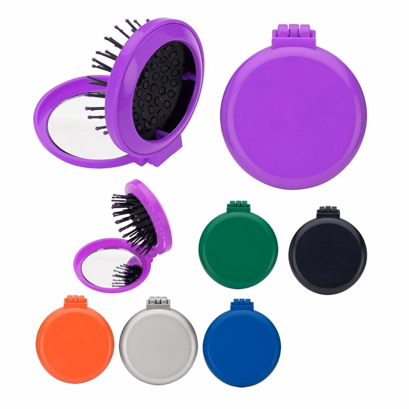 Brush Mirror Compact