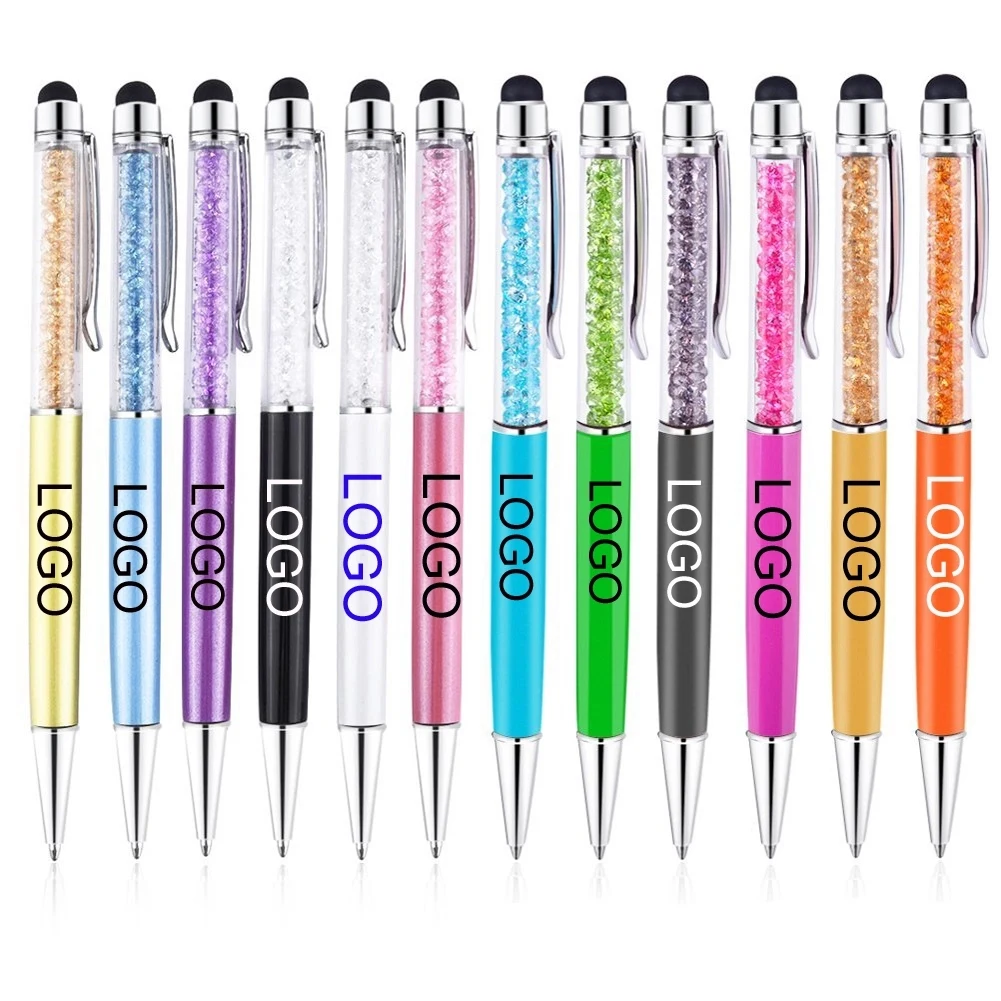 Crystal Stylus Retractable Ballpoint Pen 1