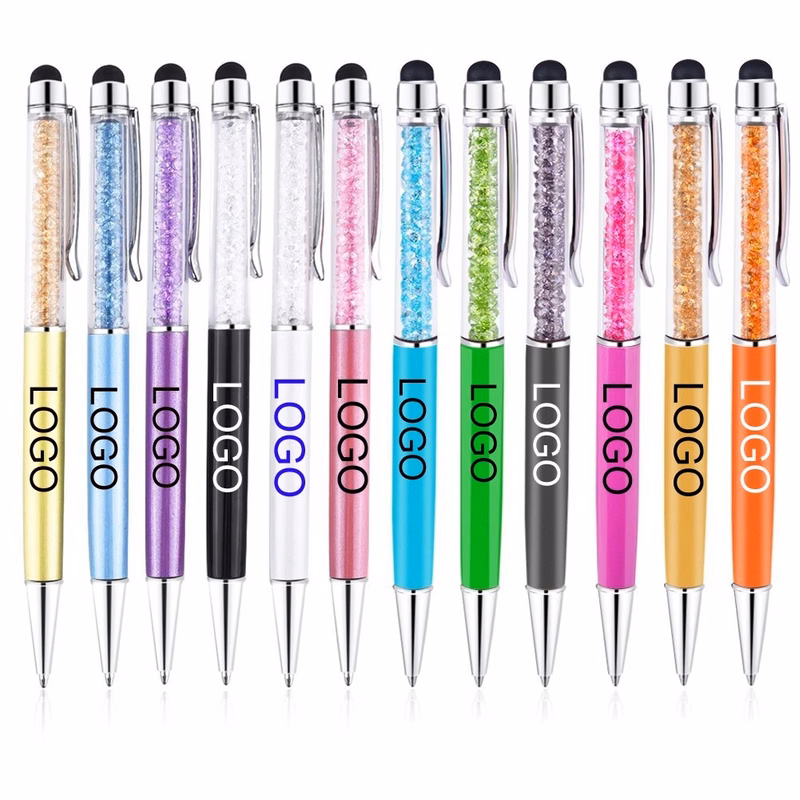 Crystal Stylus Retractable Ballpoint Pen